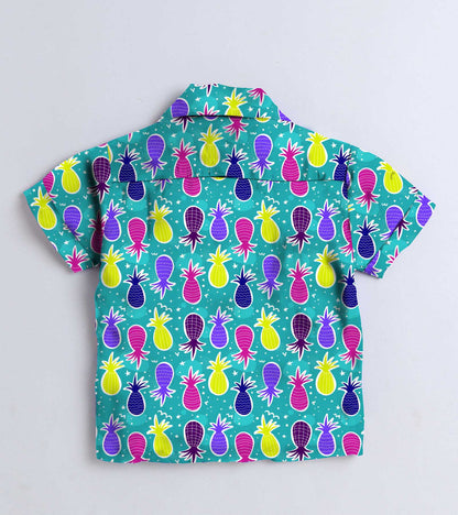 Pineapple Printed Boys Co ord Set