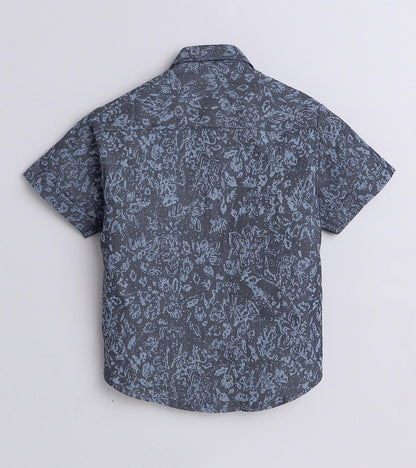 Print On Denim Boys Half Sleeve Shirt