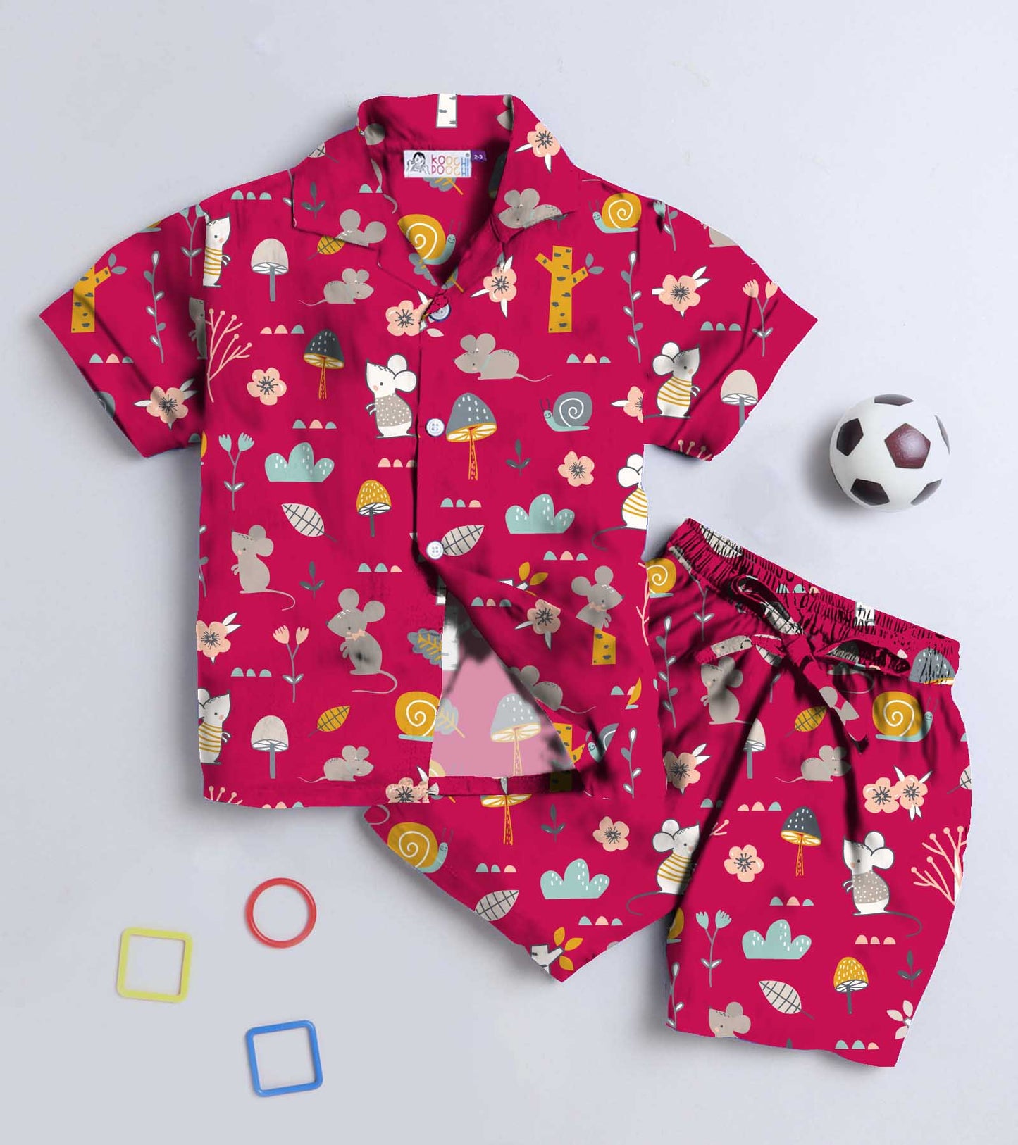 Rat Snale Printed Boys Co ord Set