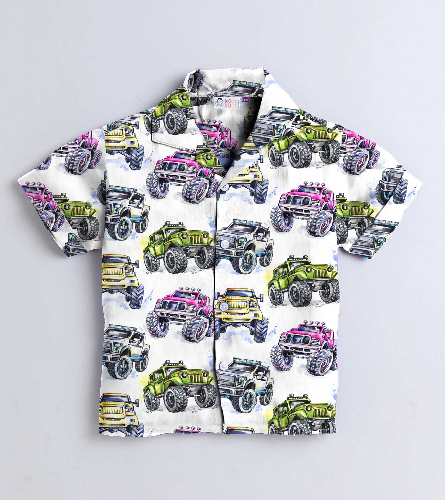 Roar Truck Printed Boys Co ord Set