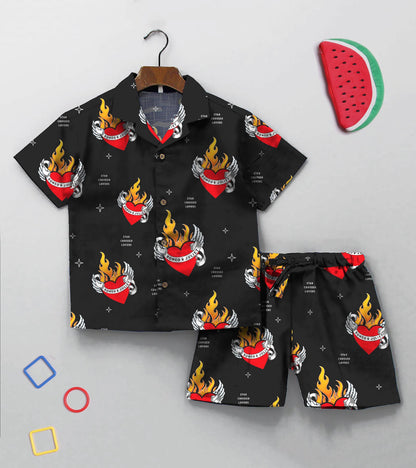 Romeo Printed Boys Co ord Set