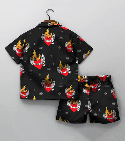 Romeo Printed Boys Co ord Set