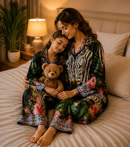 Safari Luxe Mom & Me Matching Lounge Set