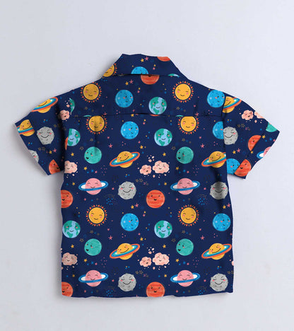 Space Printed Boys Co ord Set