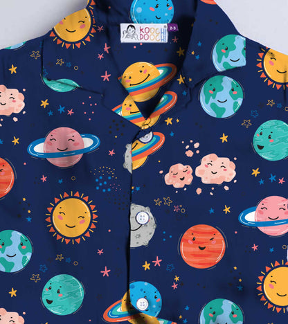 Space Printed Boys Co ord Set