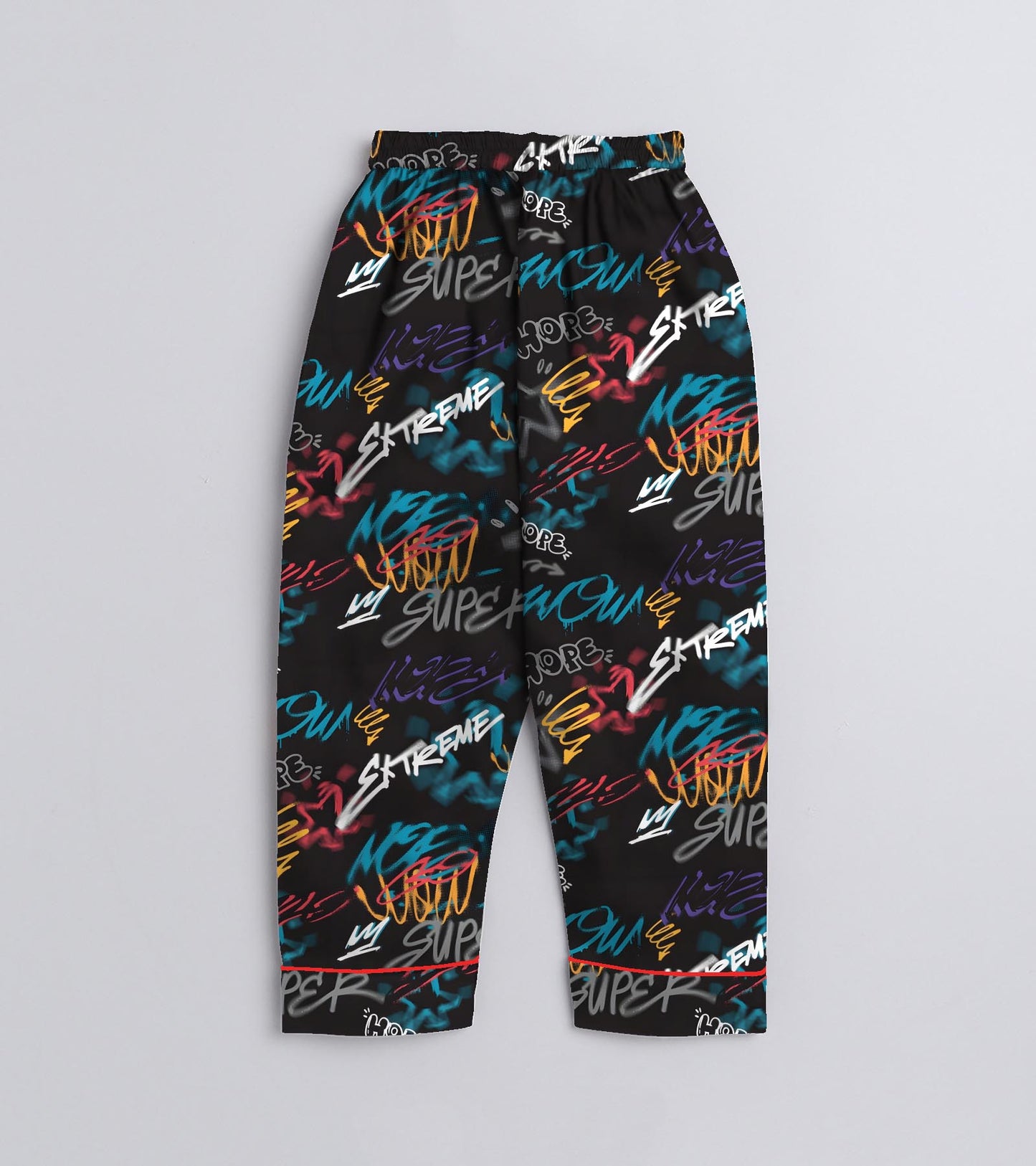 Spray Writting Printed Nightsuit Set