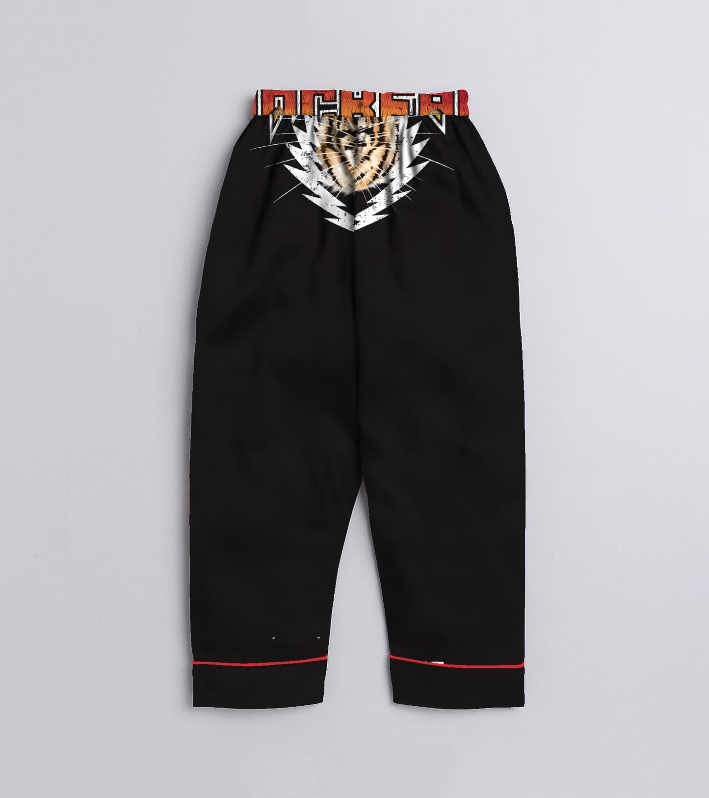 Tiger Face Pure Cotton Printed Nightsuit Set