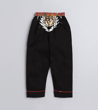 Tiger Face Pure Cotton Printed Nightsuit Set