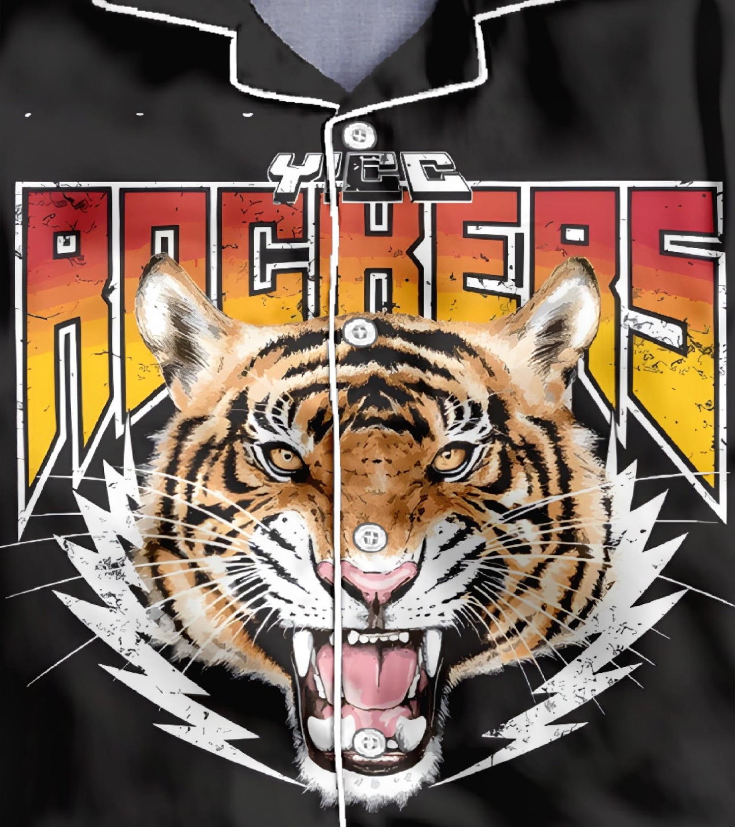 Tiger Face Pure Cotton Printed Nightsuit Set