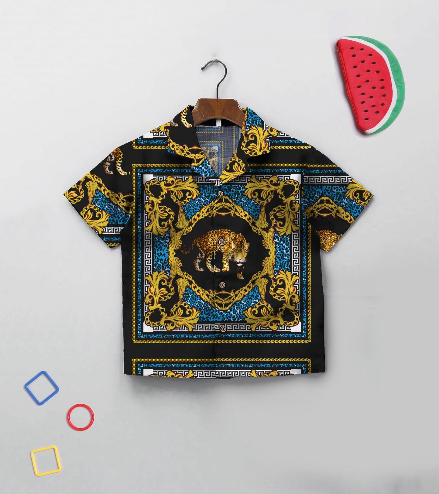 Tiger Placement Printed Boys Co ord Set