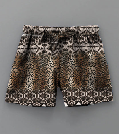 Tiger Skin Printed Boys Co ord Set