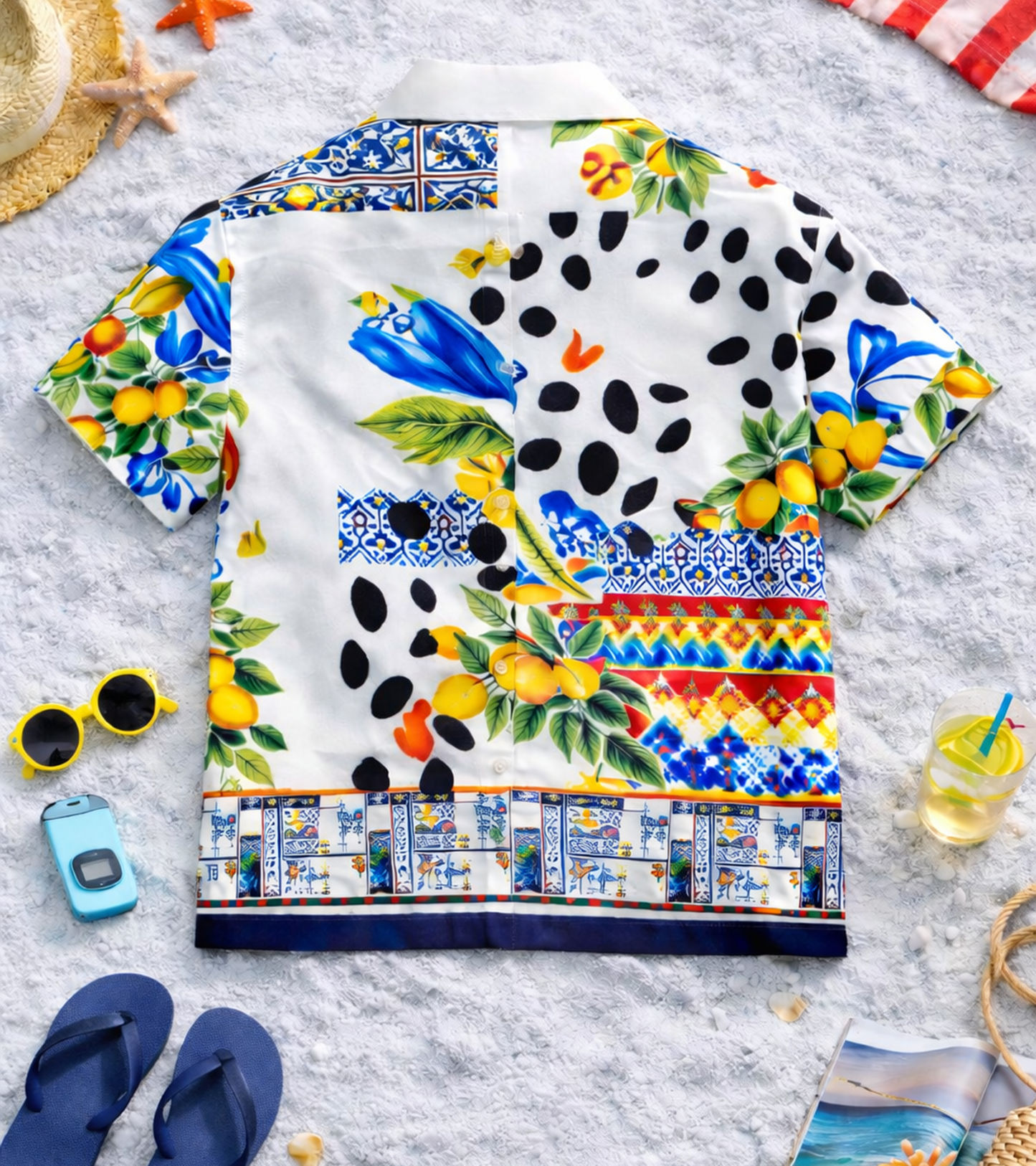 Tropical Printed Boys Co ord Set