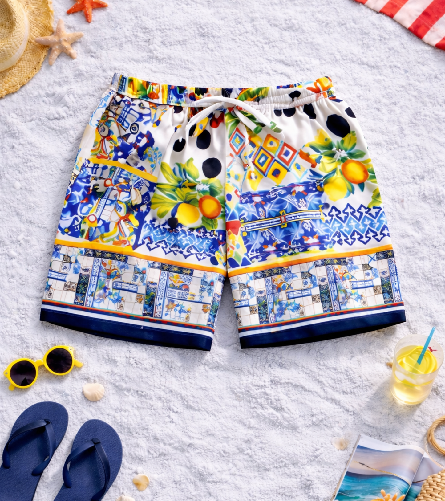 Tropical Printed Boys Co ord Set
