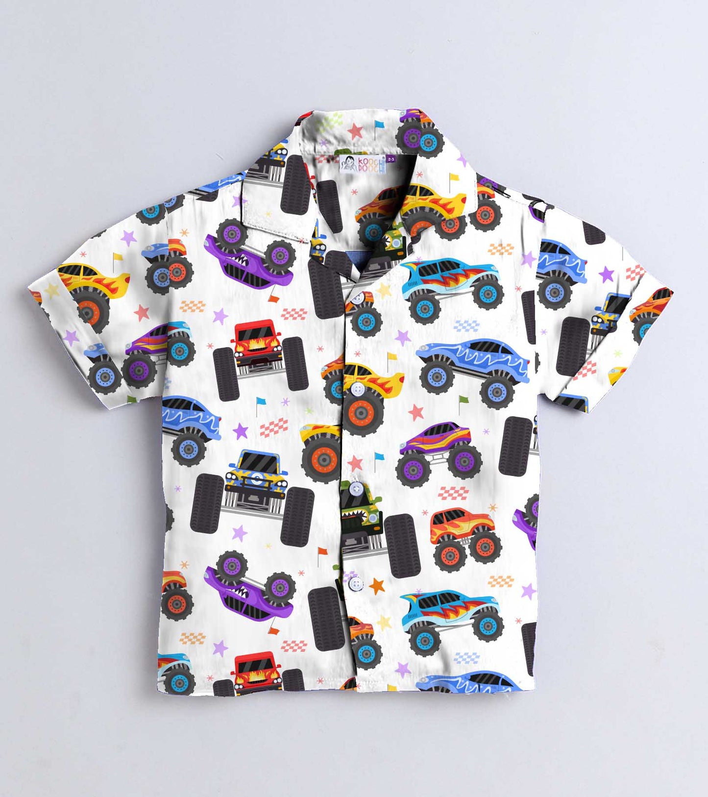 Truck Printed Boys Co ord Set