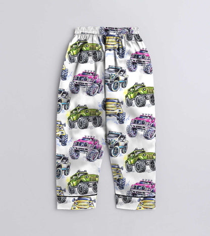 Truck Printed Nightsuit Set