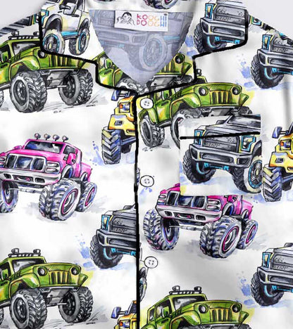 Truck Printed Nightsuit Set