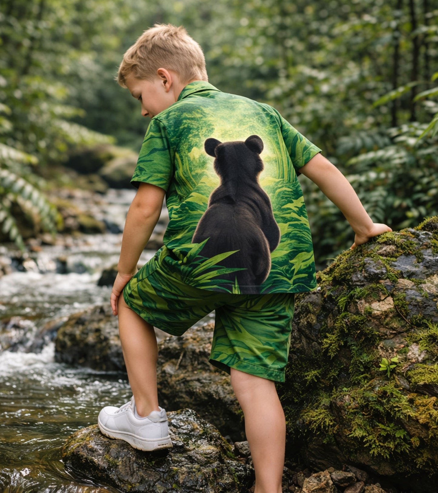 Wild Panther Adventure Co-ord Set for Boys