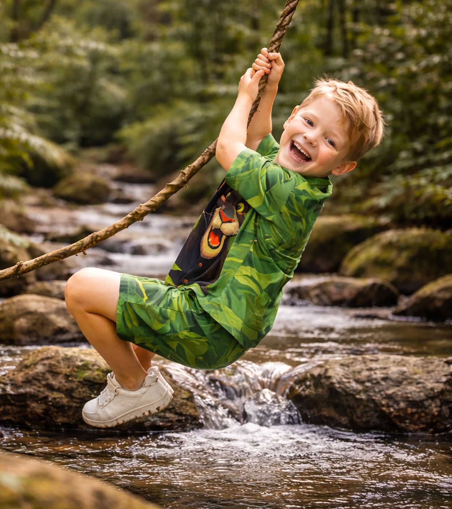 Wild Panther Adventure Co-ord Set for Boys