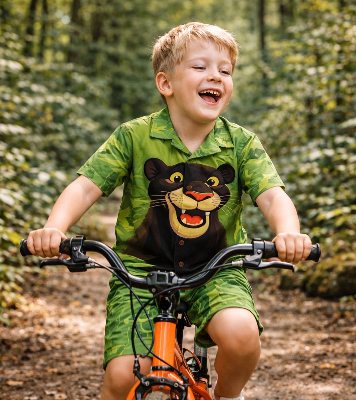 Wild Panther Adventure Co-ord Set for Boys