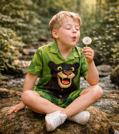 Wild Panther Adventure Co-ord Set for Boys