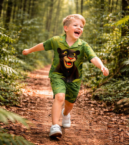 Wild Panther Adventure Co-ord Set for Boys