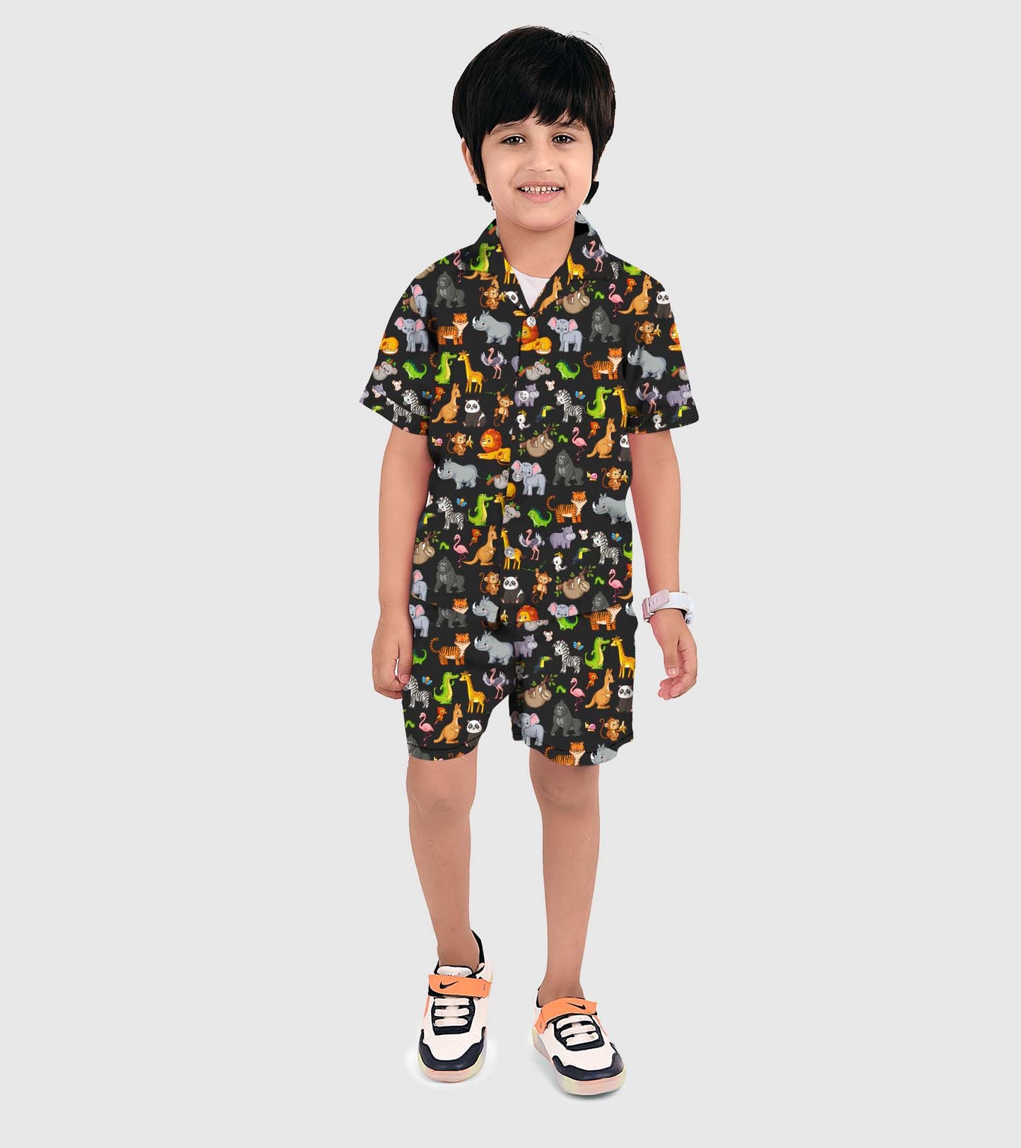 Zoo Printed Boys Co ord Set