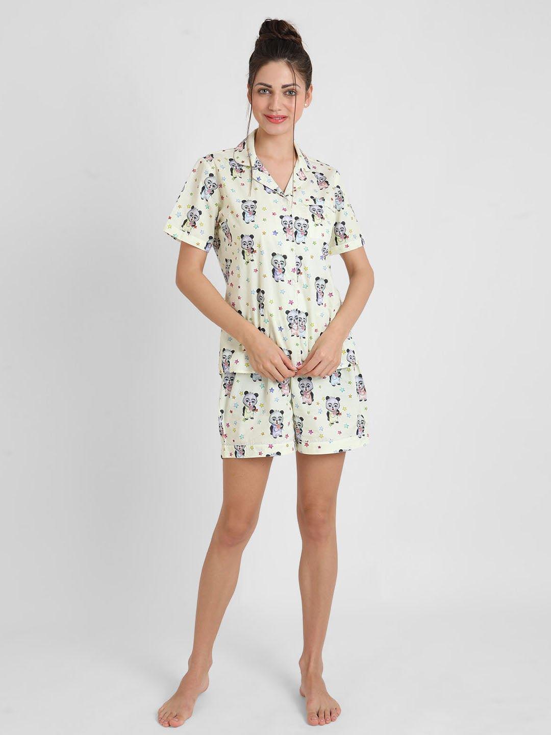 Dainty Printed Nightsuit Set for Women