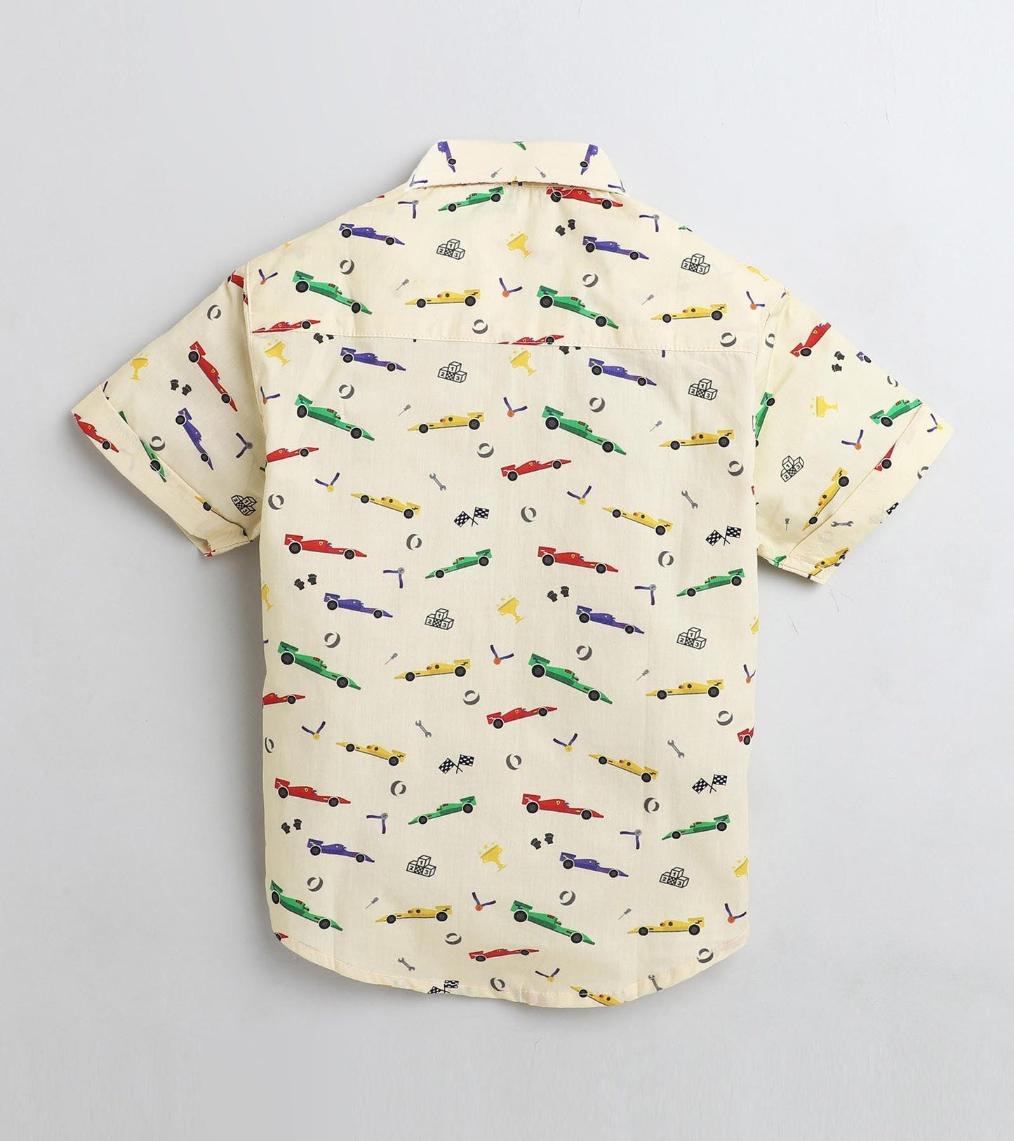 Car Printed Half Sleeve Shirt
