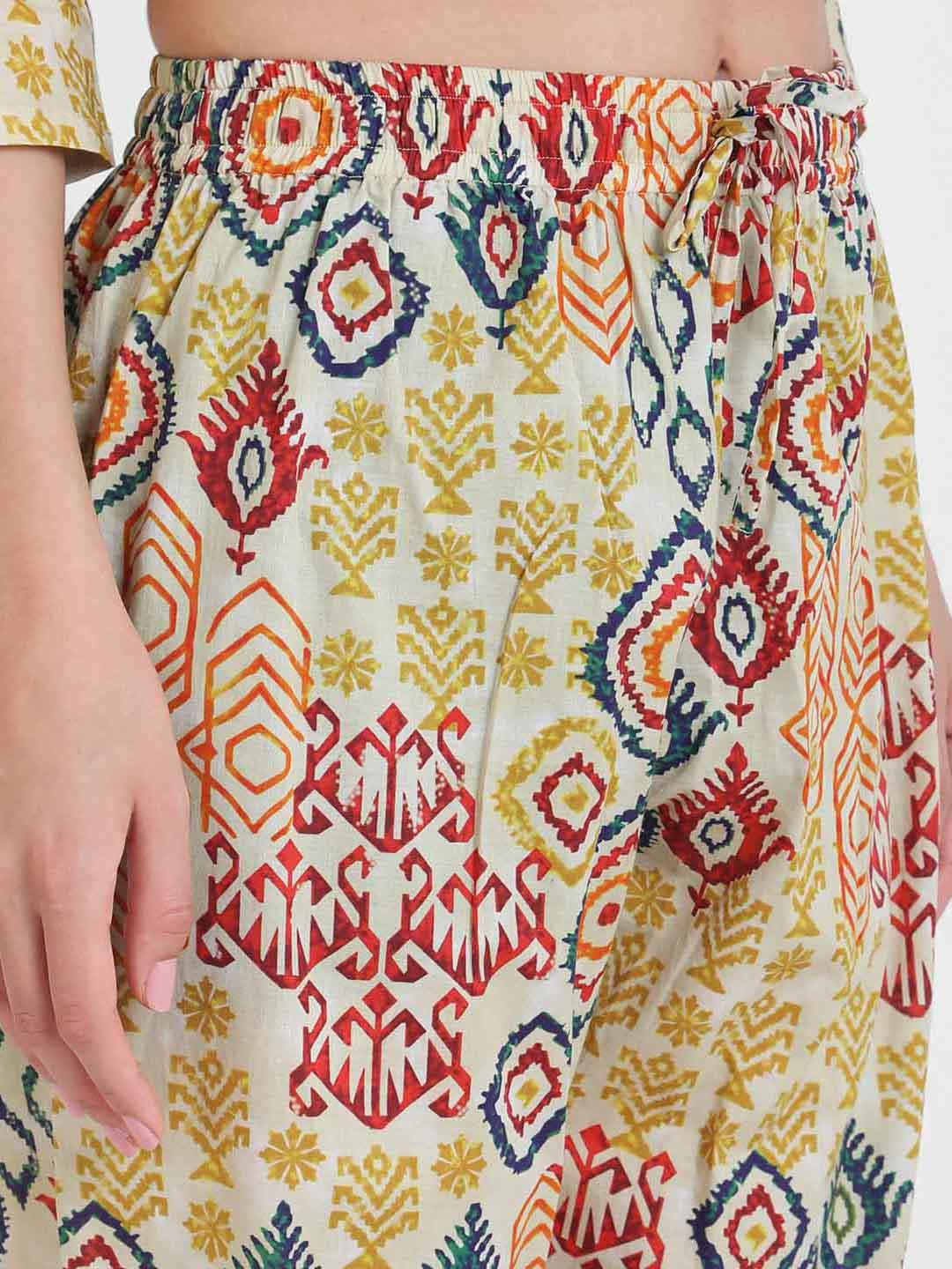 Etro Cotton Ikat Printed Skirt in Multi Color | Santa Fe Dry Goods .  Workshop . Wild Life