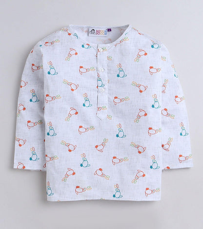 Dear Bunny Printed Pyjama Kurta Set