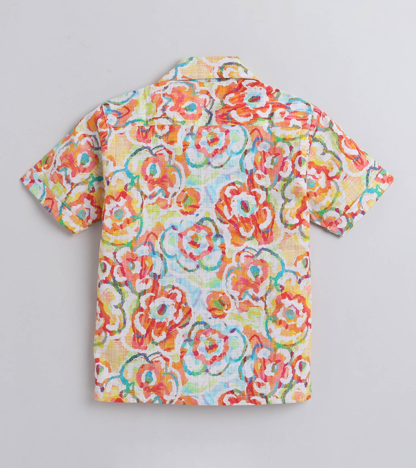 Flower Lush Digital printed Boys Shirt