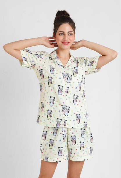Dainty Printed Nightsuit Set for Women