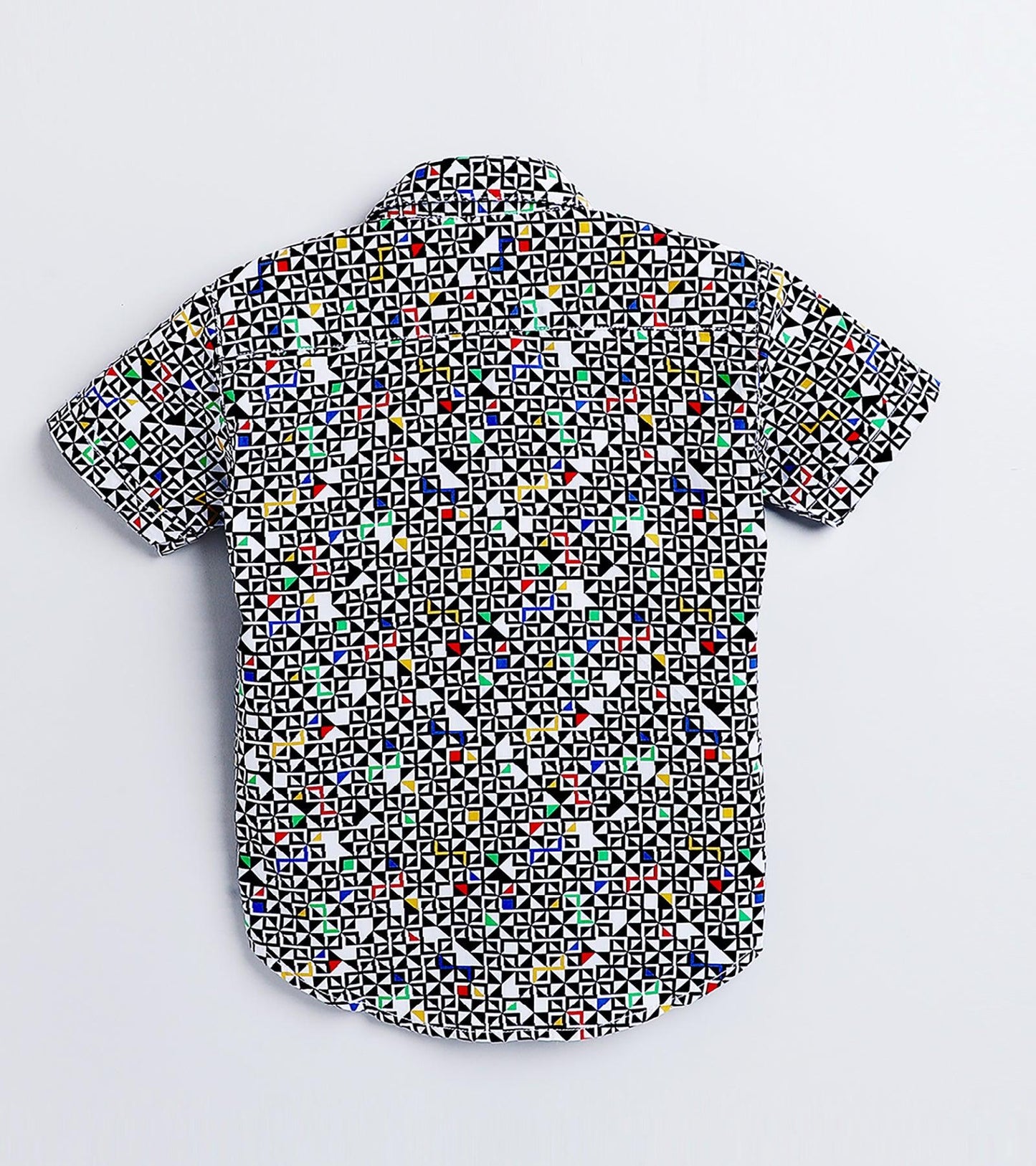 Geometrical Printed Half Sleeve Shirt