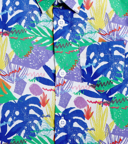 Tropical Printed Half Sleeve Shirt - koochi Poochi