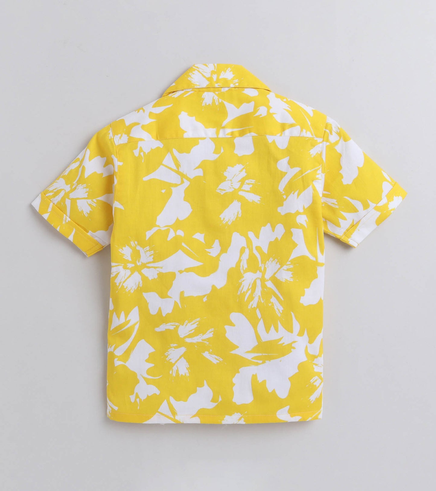 Sunshine Magic Digital printed Shirt with White solid Shorts