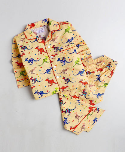 Jumping Jack Printed Night Suit Set