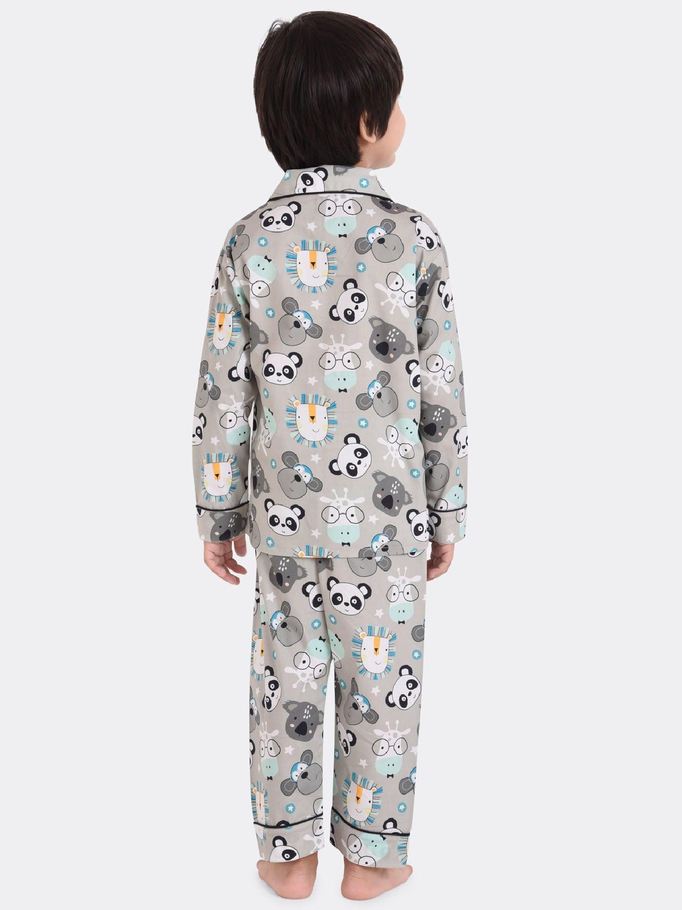 Panda Printed Nightsuit Set