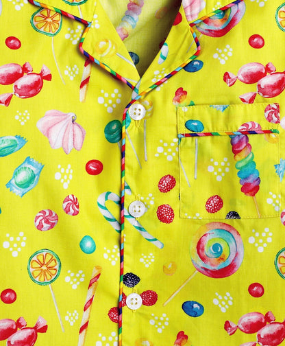 Sweet Candy Printed Night Suit Set